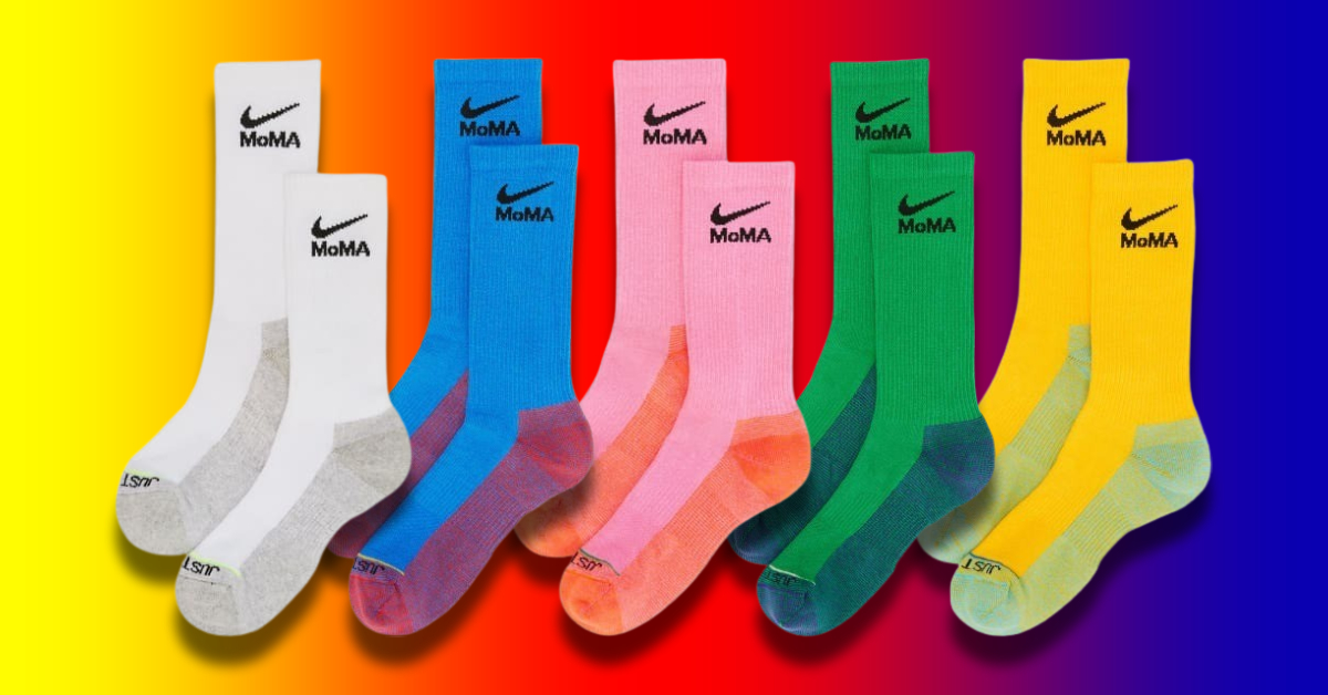 Nike and MoMA Launch Artistic Nike Elite Socks Grailify